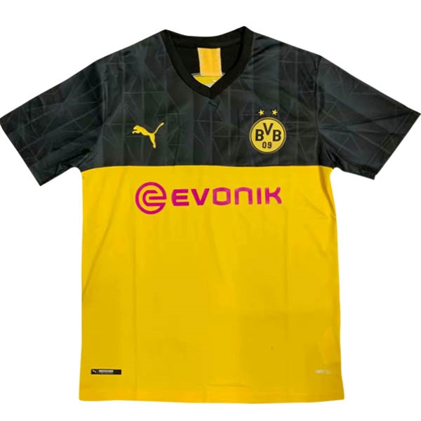 Tailandia Camiseta Borussia Dortmund CHAMPIONS LEAGUE 2019 2020 Amarillo Negro